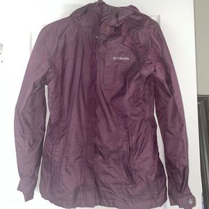columbia snow jacket with shell